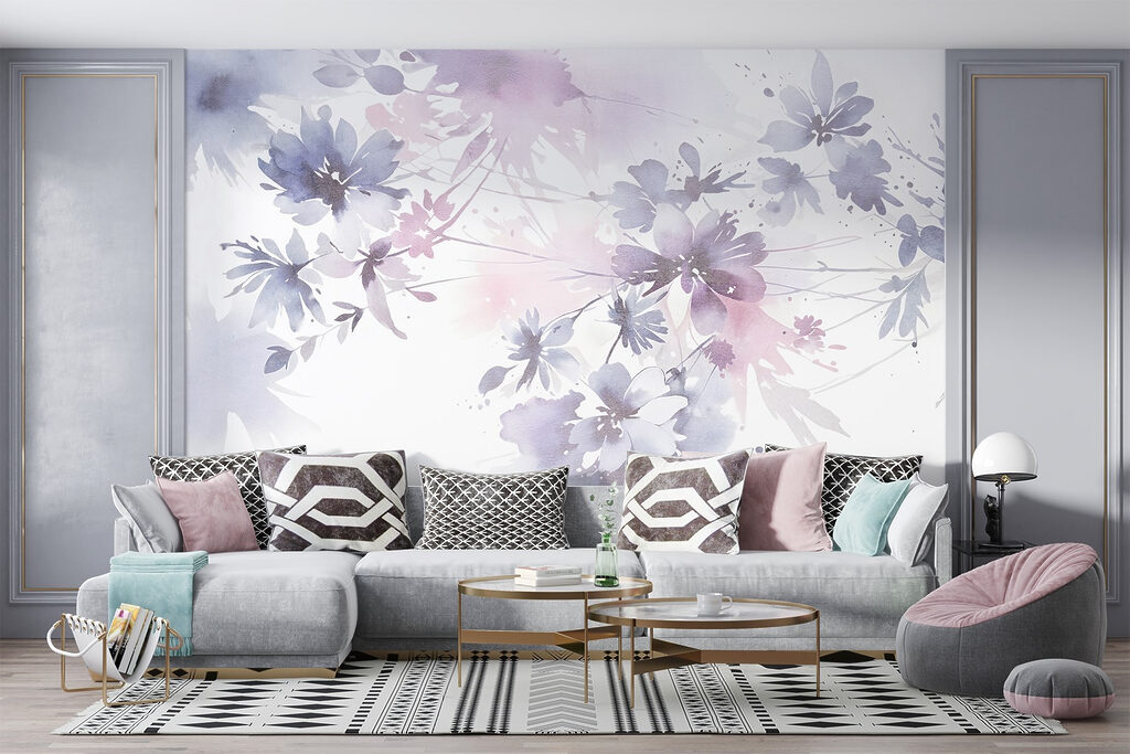 Watercolor painting of flowers Watercolor painting of flowers