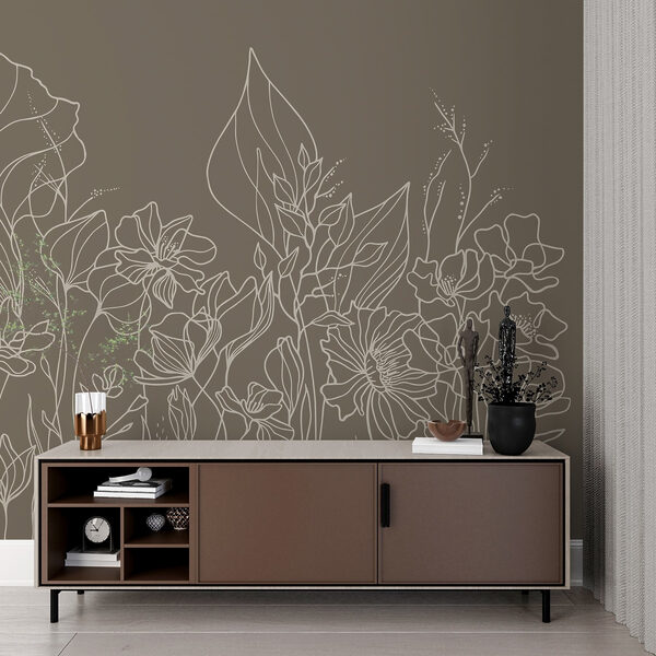 Dessin au trait de fleurs Dessin au trait de fleurs