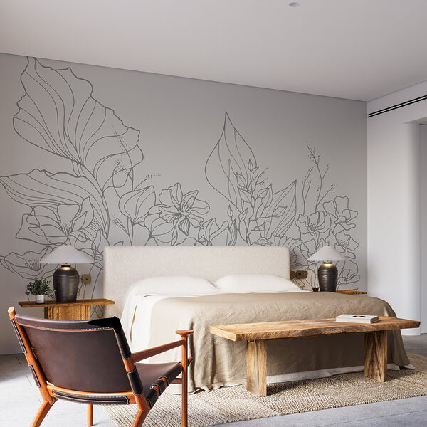 Dessin au trait de fleurs Dessin au trait de fleurs