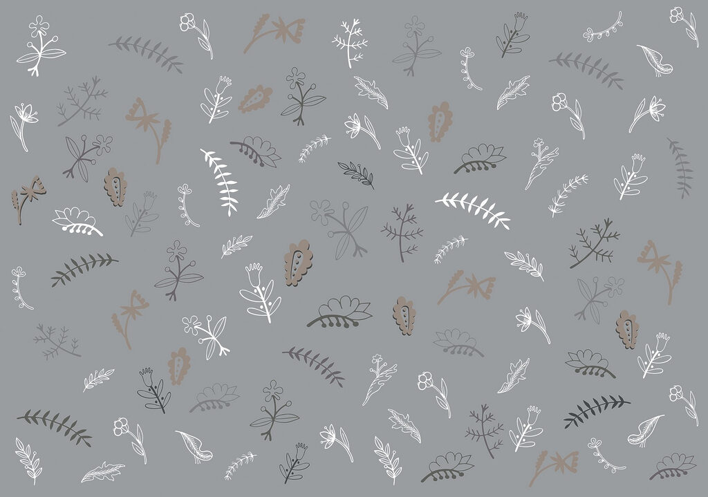 Motif de fleurs et de feuilles Motif de fleurs et de feuilles
