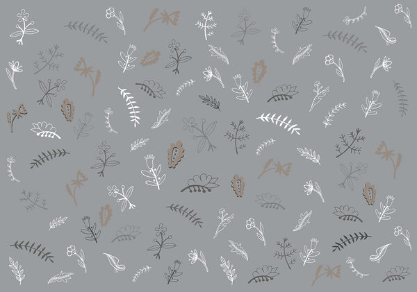Motif de fleurs et de feuilles Motif de fleurs et de feuilles