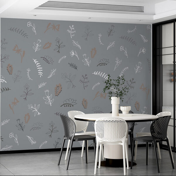 Motif de fleurs et de feuilles Motif de fleurs et de feuilles