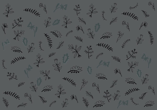 Motif de fleurs et de feuilles Motif de fleurs et de feuilles