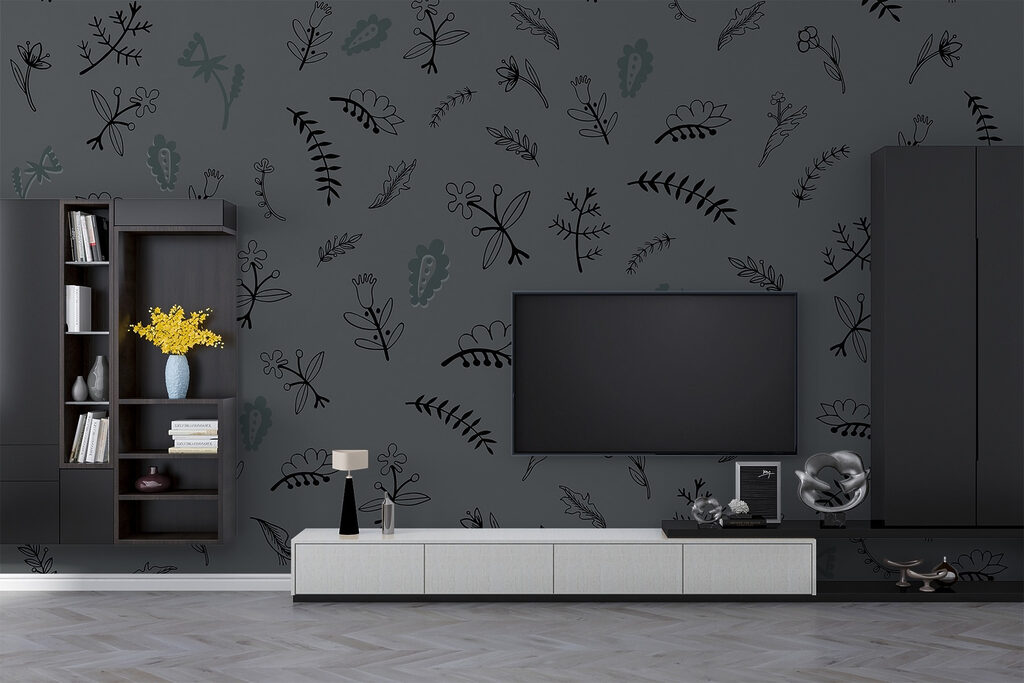 Pattern of flowers and leaves Pattern of flowers and leaves