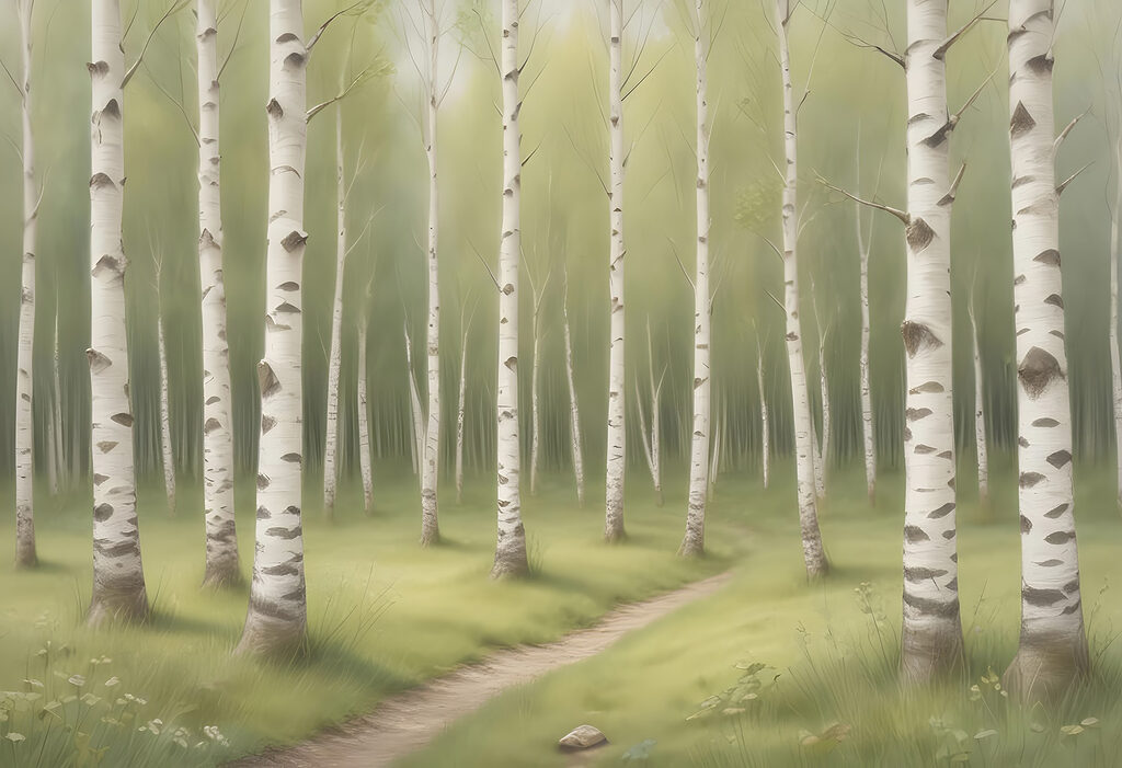 Chemin à travers une forêt Chemin à travers une forêt