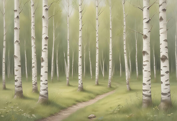 Chemin à travers une forêt Chemin à travers une forêt