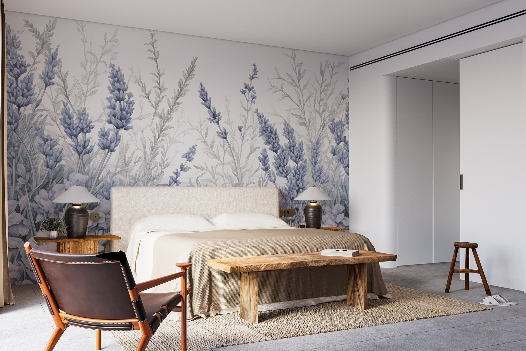 Delicate hues of blooming lavender Delicate hues of blooming lavender