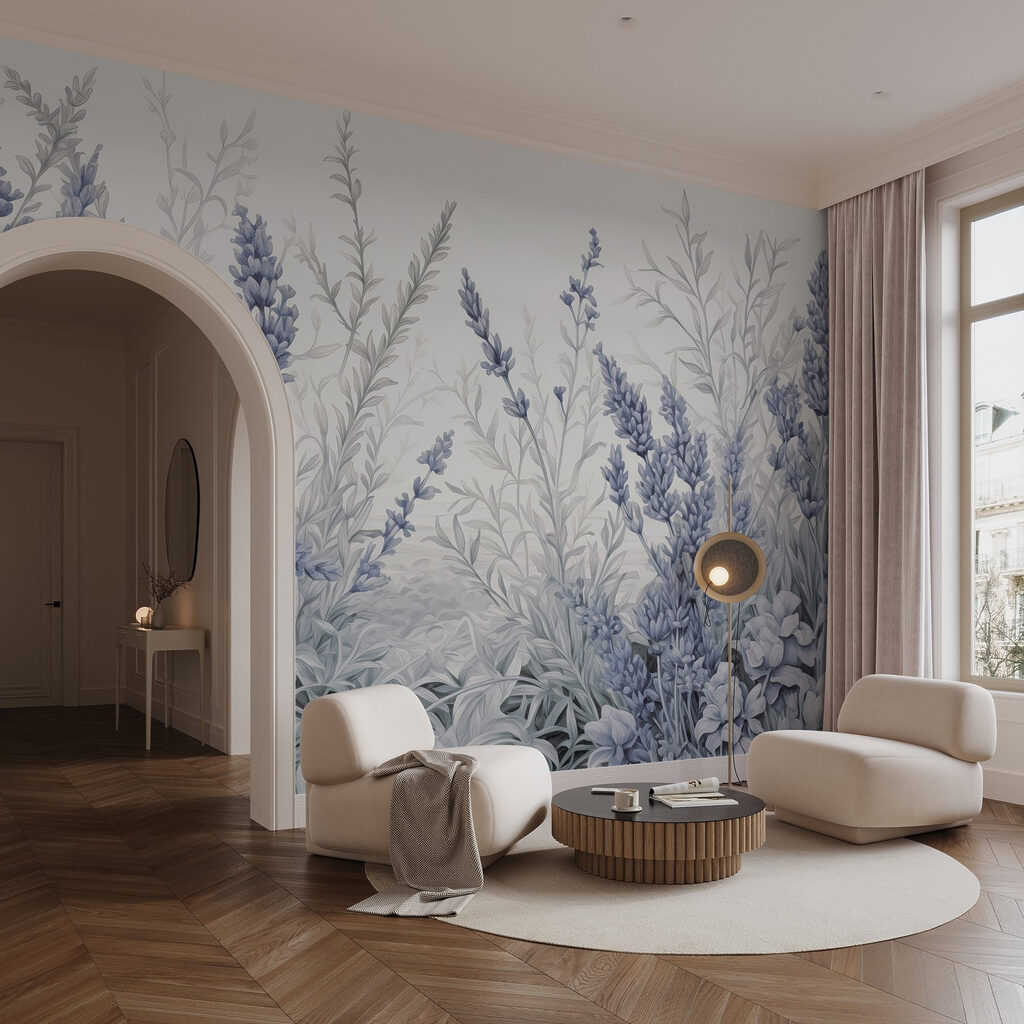 Delicate hues of blooming lavender Delicate hues of blooming lavender