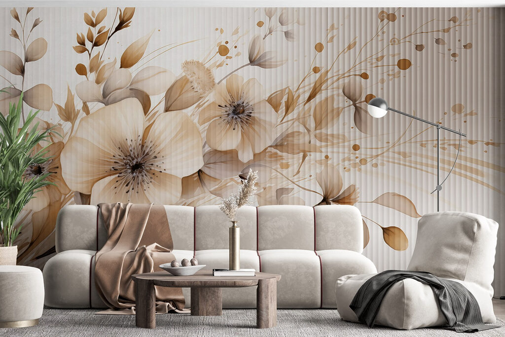 Delicate blooms in soft hues