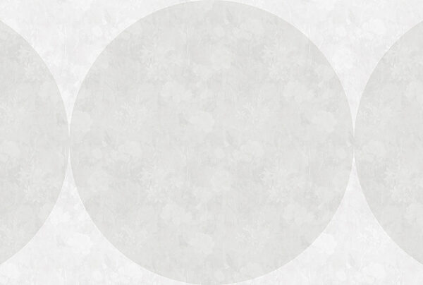 Cercle blanc avec des fleurs Cercle blanc avec des fleurs