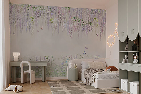 Peinture de fleurs et de papillons Peinture de fleurs et de papillons
