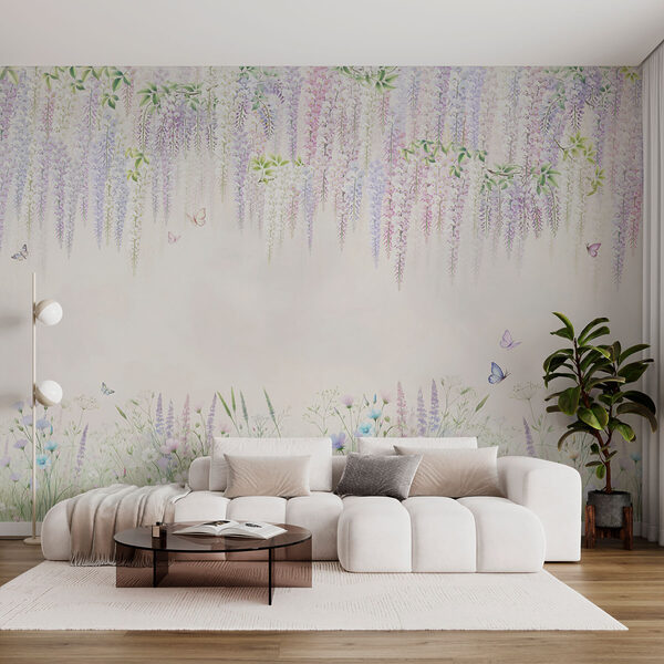 Peinture de fleurs et de papillons Peinture de fleurs et de papillons