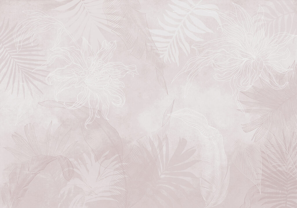 Motif floral blanc et rose Motif floral blanc et rose