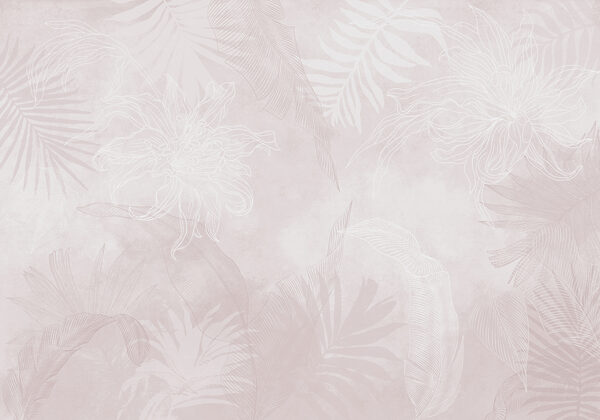 Motif floral blanc et rose Motif floral blanc et rose