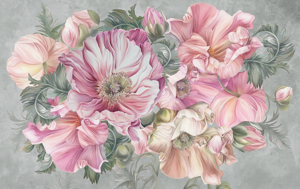 Fleurs délicates dans des tons pastel doux Fleurs délicates dans des tons pastel doux