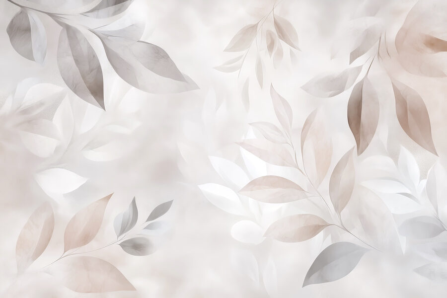 Feuilles délicates dans des tons doux Feuilles délicates dans des tons doux