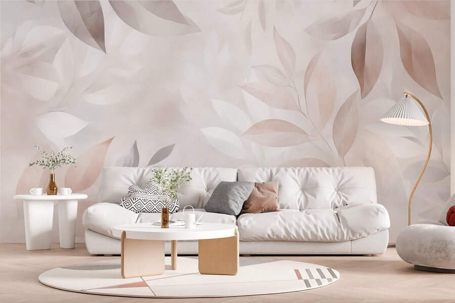 Feuilles délicates dans des tons doux Feuilles délicates dans des tons doux