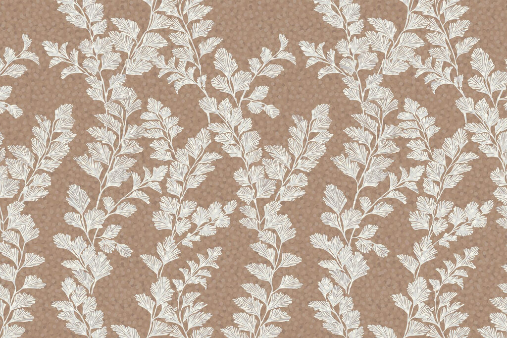 Motif de feuilles blanches Motif de feuilles blanches