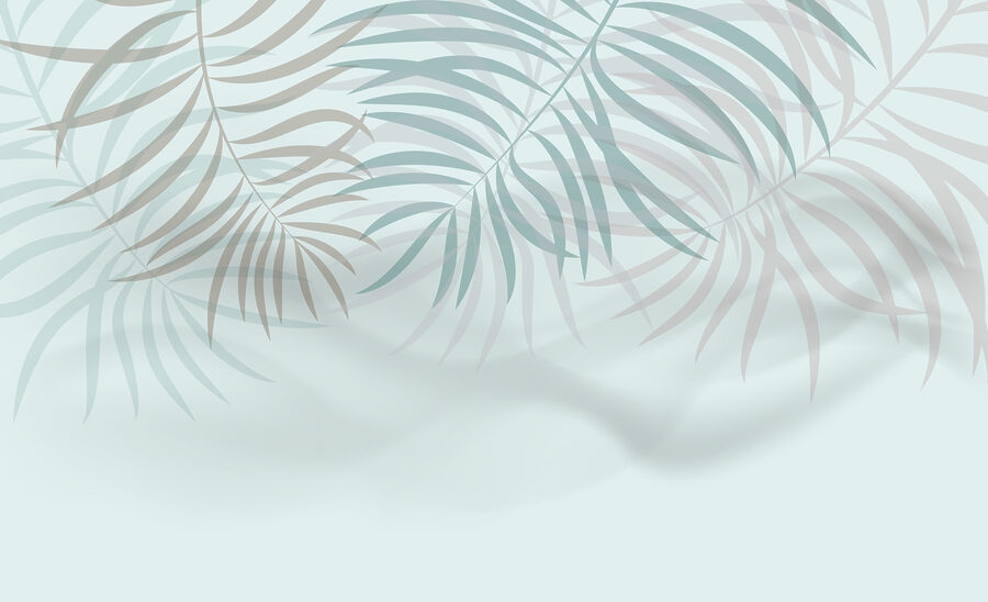 Des feuilles douces dans une douce étreinte