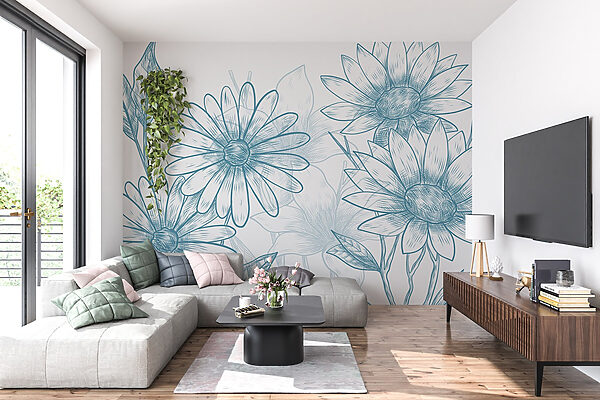 Dessin de fleurs et de feuilles Dessin de fleurs et de feuilles