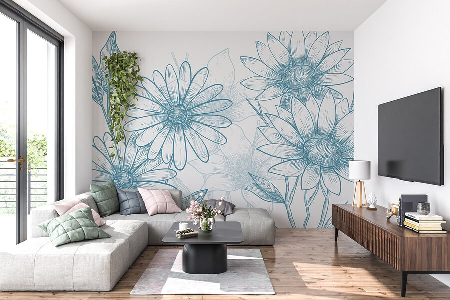 Dessin de fleurs et de feuilles Dessin de fleurs et de feuilles