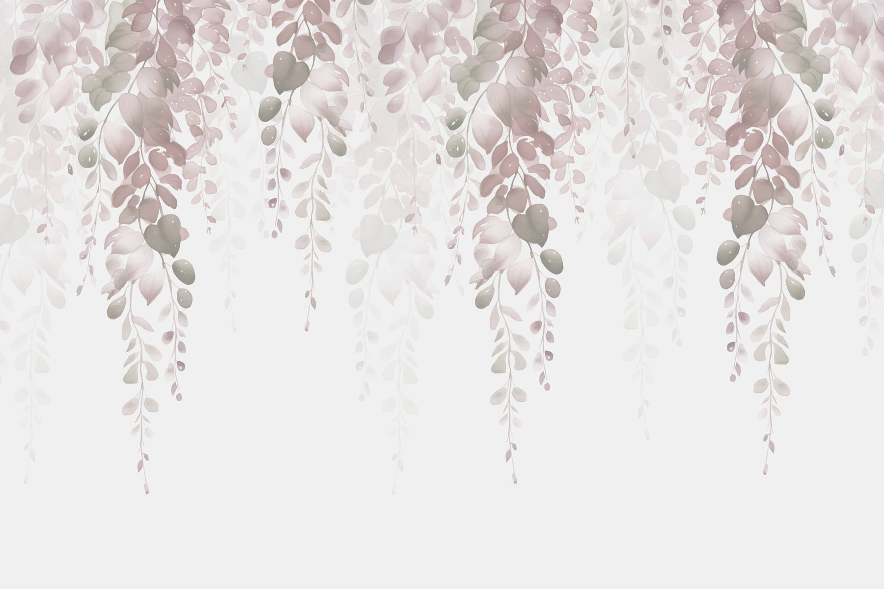 Delicate leaves cascading softly down