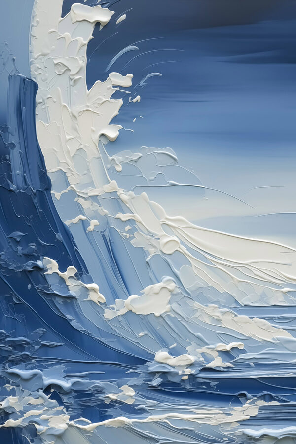 Peinture d'une vague Peinture d'une vague