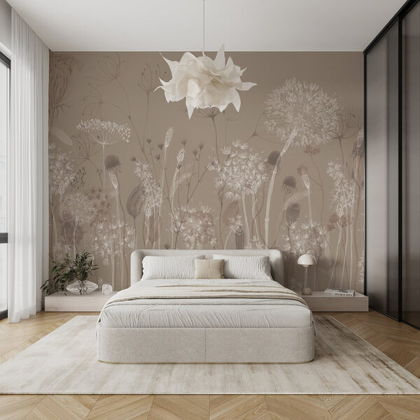 Delicate flora in soft hues