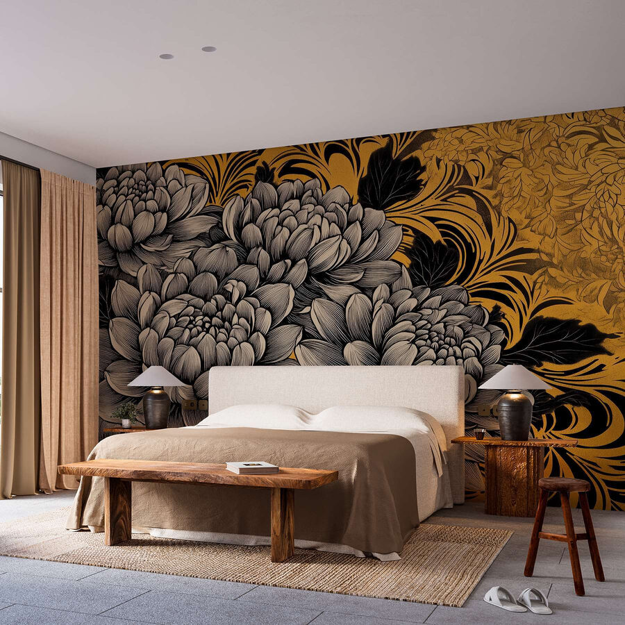 Fleurs majestueuses au design complexe