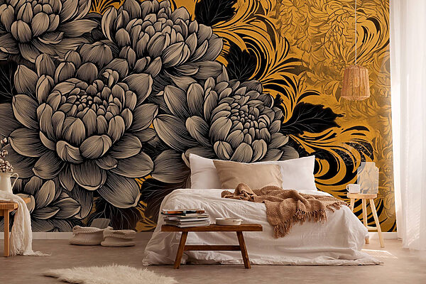 Fleurs majestueuses au design complexe Fleurs majestueuses au design complexe