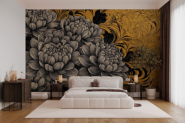 Fleurs majestueuses au design complexe Fleurs majestueuses au design complexe