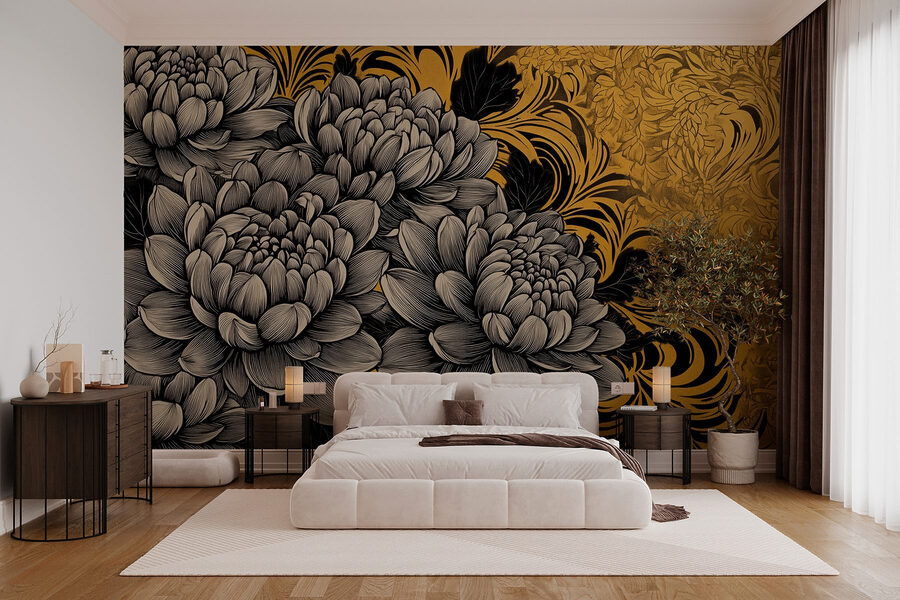 Fleurs majestueuses au design complexe