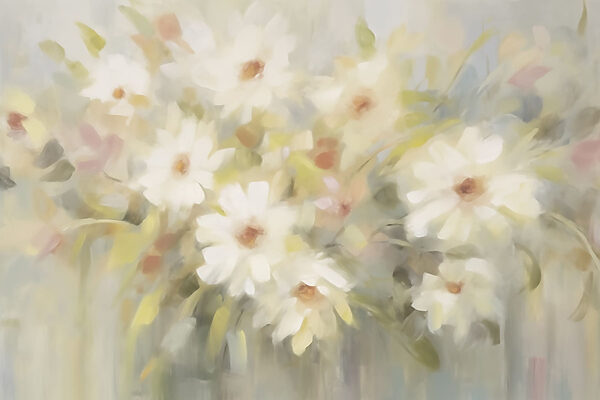 Peinture de fleurs blanches Peinture de fleurs blanches
