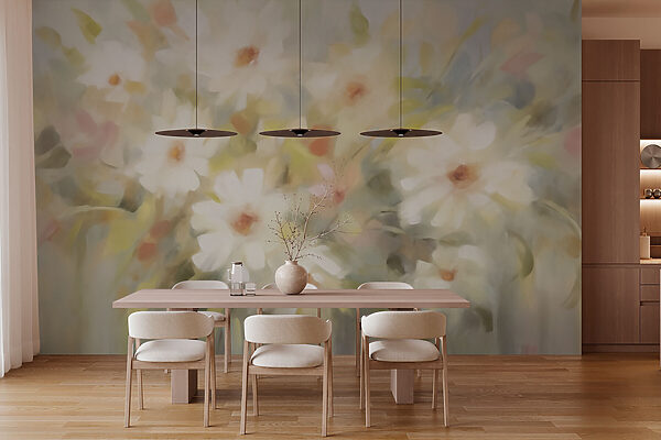 Peinture de fleurs blanches Peinture de fleurs blanches