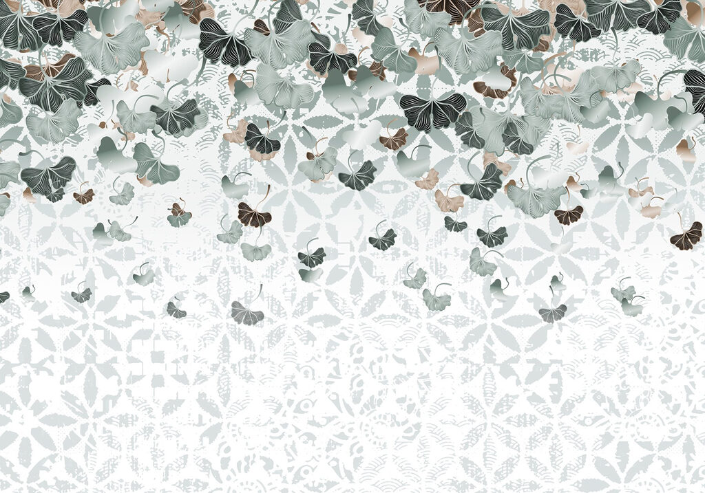 Les feuilles qui s'écoulent créent des motifs tranquilles. Les feuilles qui s'écoulent créent des motifs tranquilles.