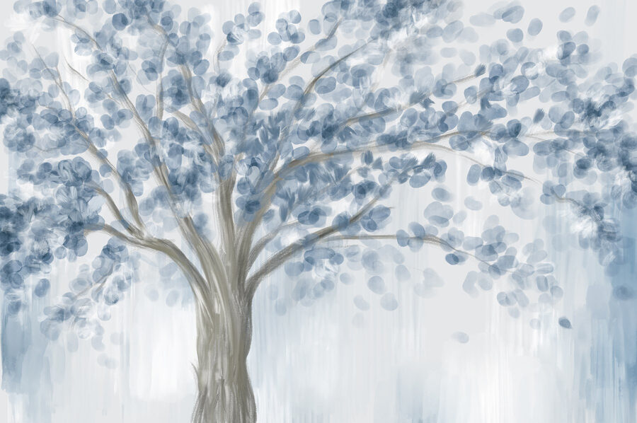 Arbre aux feuilles bleues Arbre aux feuilles bleues