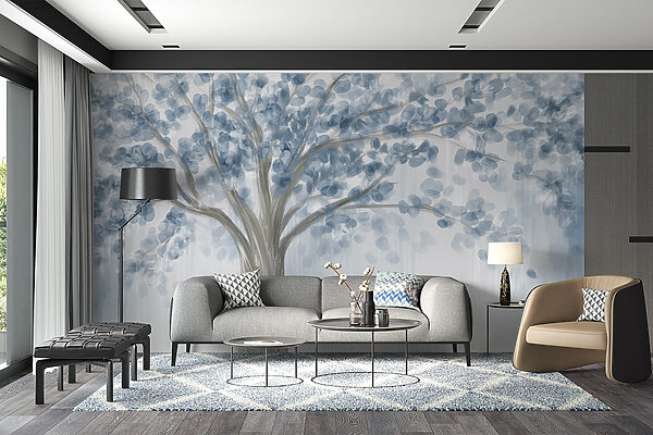 Arbre aux feuilles bleues Arbre aux feuilles bleues