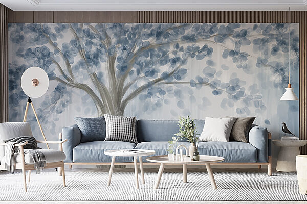 Arbre aux feuilles bleues Arbre aux feuilles bleues