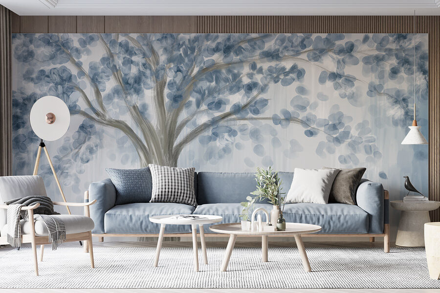 Arbre aux feuilles bleues Arbre aux feuilles bleues