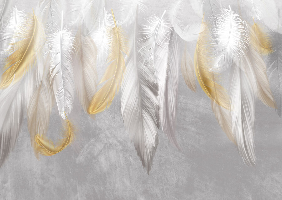 Plumes délicates dans des teintes douces. Plumes délicates dans des teintes douces.