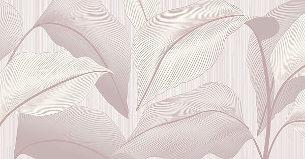 Feuilles élégantes dans des tons doux Feuilles élégantes dans des tons doux
