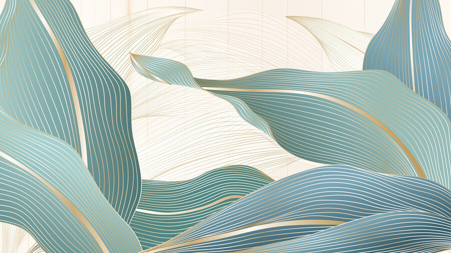 Lignes fluides dans des couleurs douces