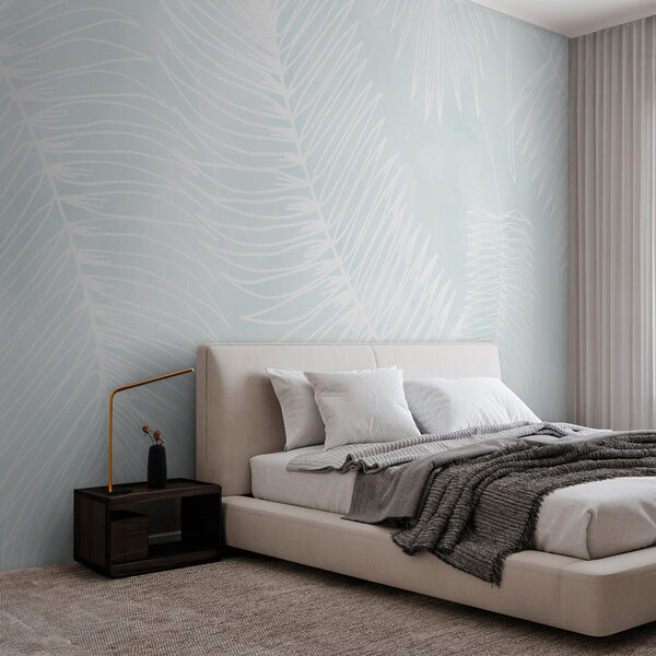 Motif blanc de feuilles Motif blanc de feuilles