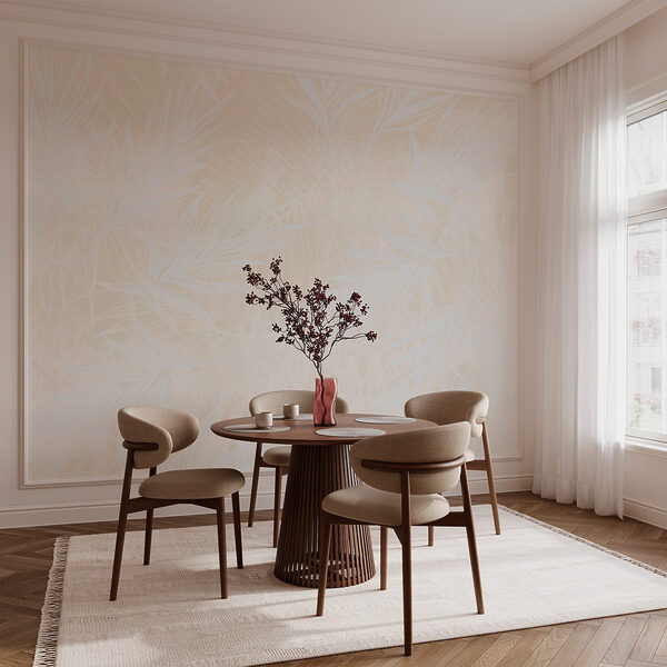 Motif blanc avec des feuilles blanches Motif blanc avec des feuilles blanches