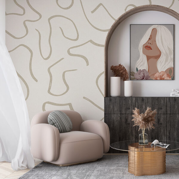 Motif blanc et beige Motif blanc et beige