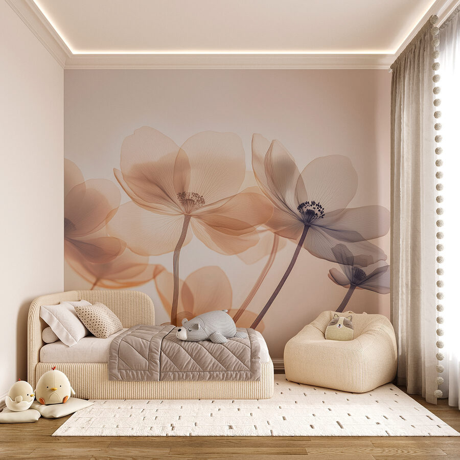 Des fleurs délicates aux teintes douces