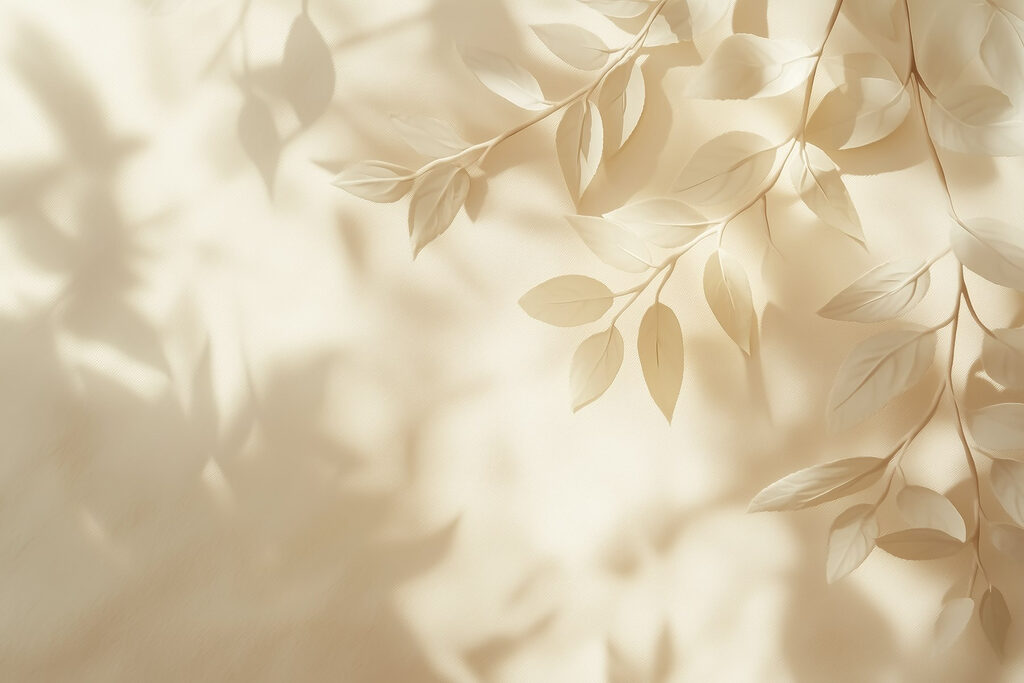 Feuilles blanches sur une surface blanche Feuilles blanches sur une surface blanche