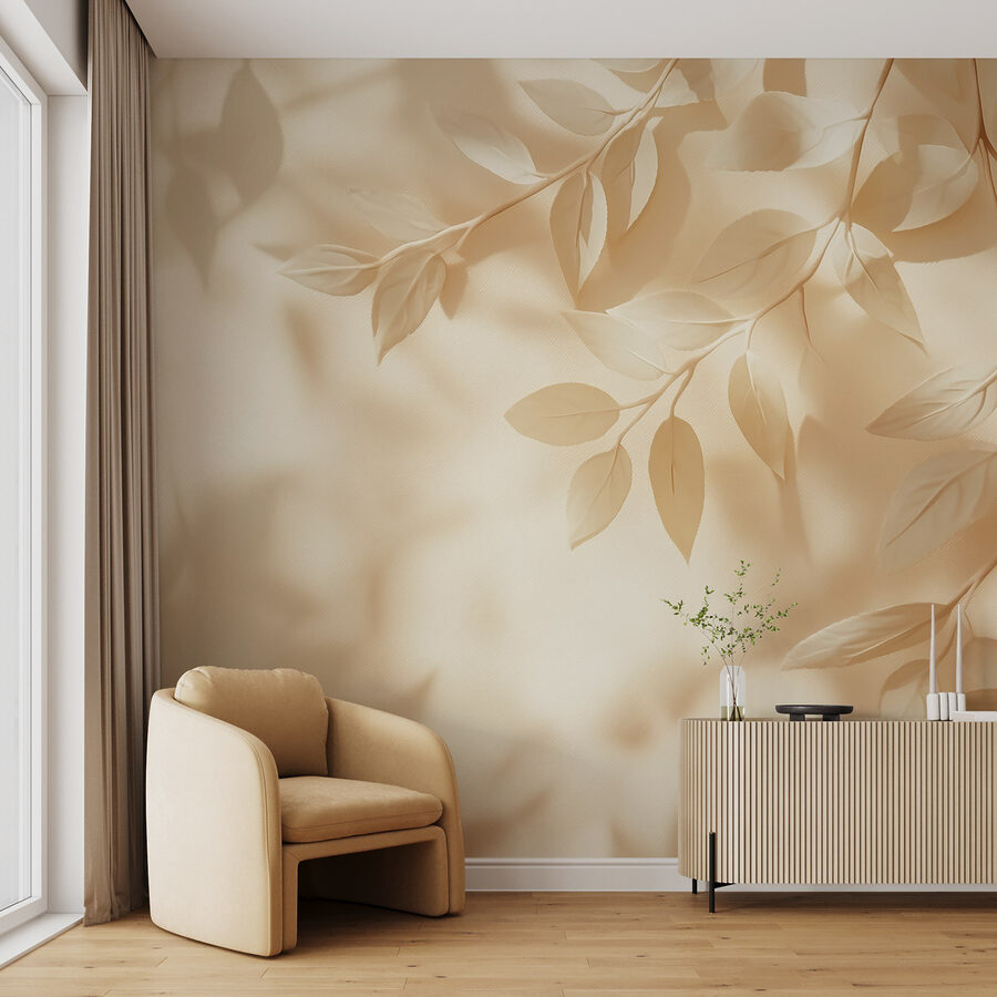 Feuilles blanches sur une surface blanche Feuilles blanches sur une surface blanche