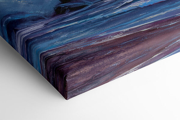 Painting of a beach with waves Painting of a beach with waves