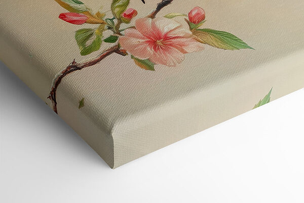 Groupe de colibris sur une branche avec des fleurs Groupe de colibris sur une branche avec des fleurs